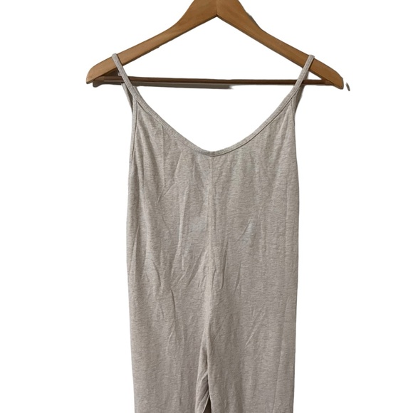 HOUSE OF CB Zahara Milk Marl Summer Lounge Beige Oatmeal Onesie Jumpsuit - Picture 9 of 11